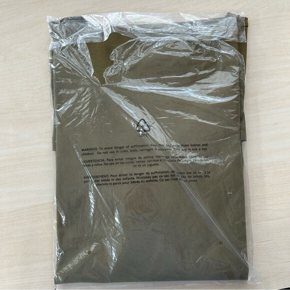 Universal Standard Tesino T-Shirt Dress Women's Size M | 2X Military Olive Knit - Picture 14 of 16